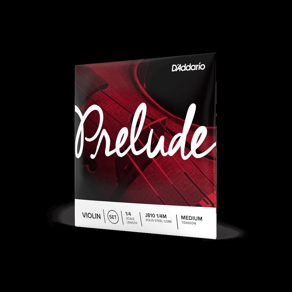 Prelude Violin String Set, 1/4 Scale, Medium Tension