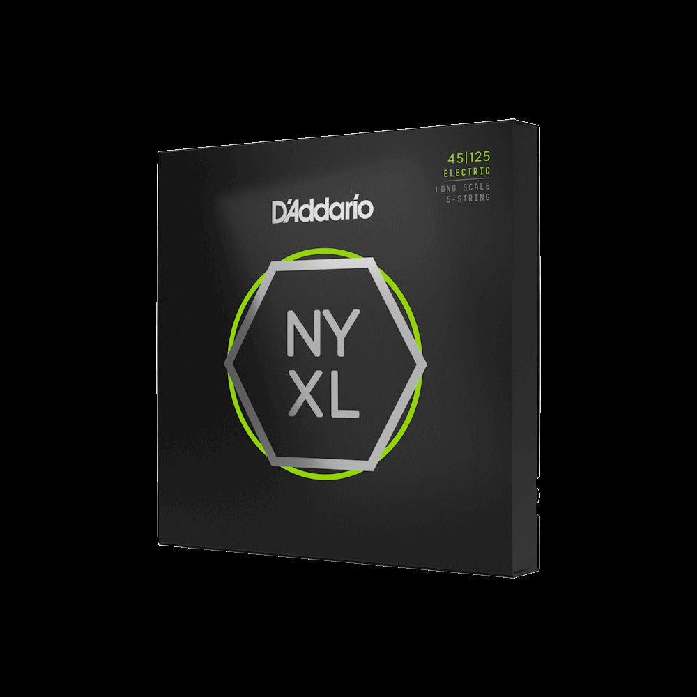 45-125 Light Top/Medium Bottom 5-String, Long Scale, NYXL Bass Strings