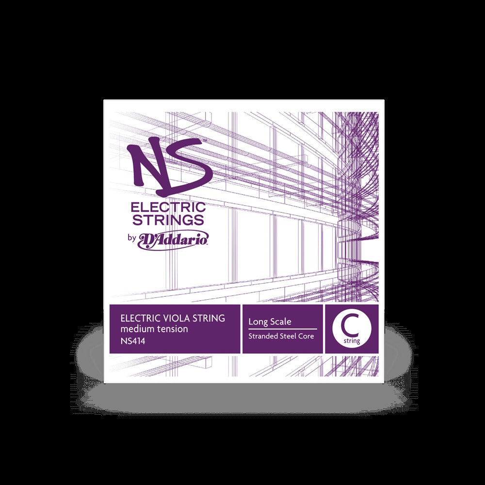NS Electric Viola String Set, Long Scale, Medium Tension