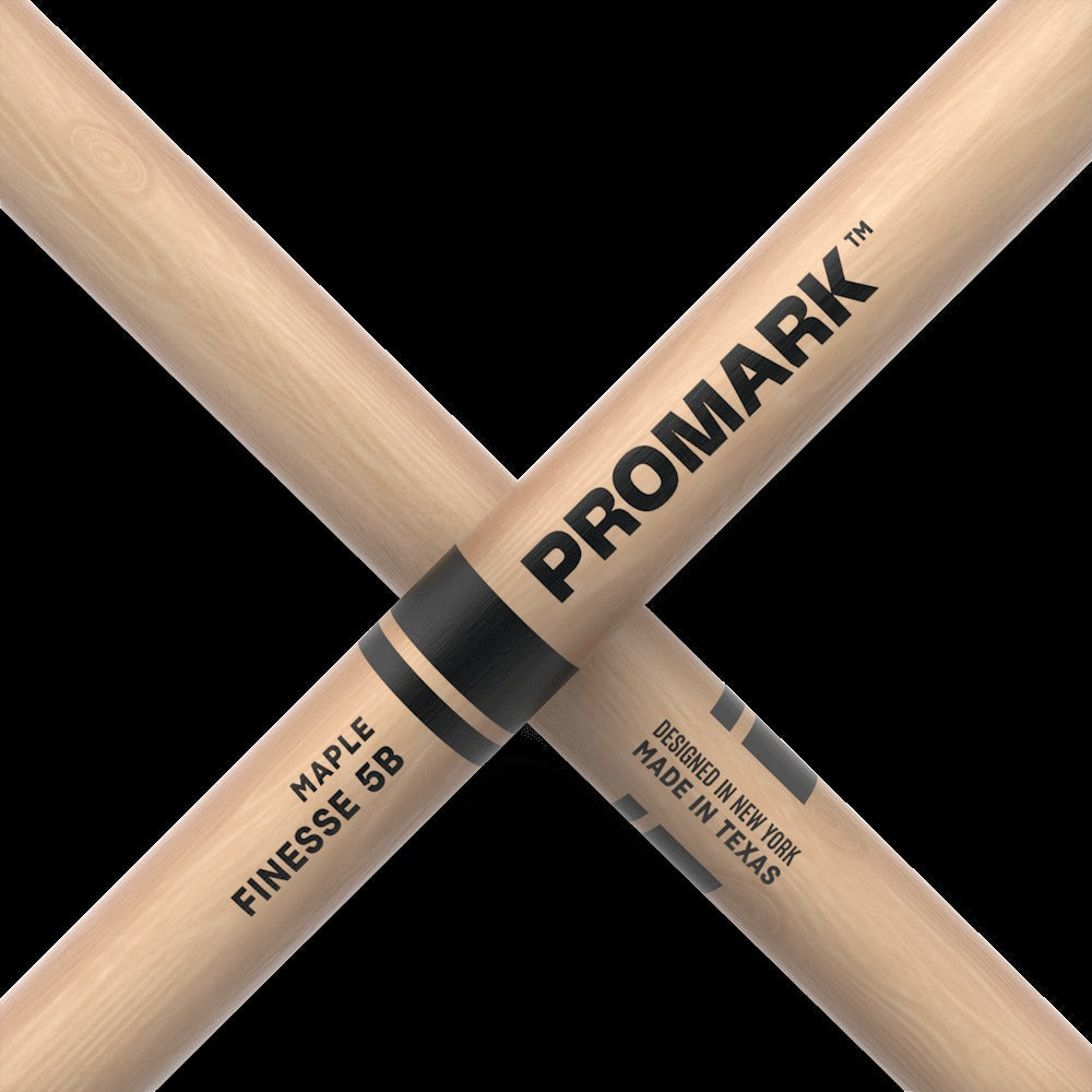 Finesse 5B Maple Drumstick, Small Round Wood Tip