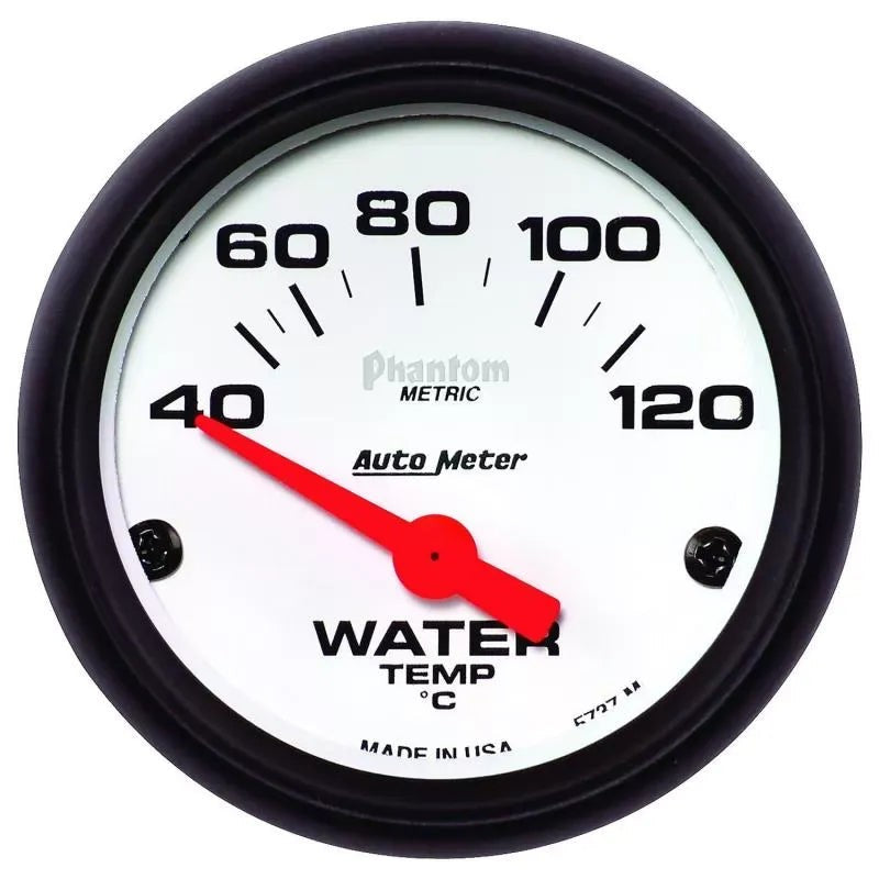 Autometer 2-1/16" 40-120 °C Water Temperature Gauge Phantom | Universal (5737-M)