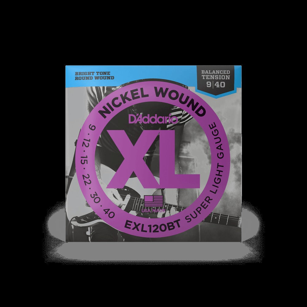 09-40 Super Light Balanced Tension, XL Nickel Electric Guitar Strings