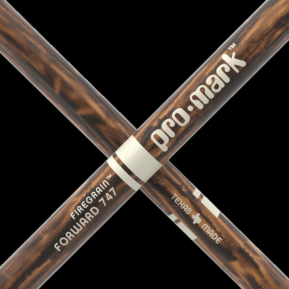 Classic Forward 747 FireGrain Hickory Drumstick, Oval Wood Tip