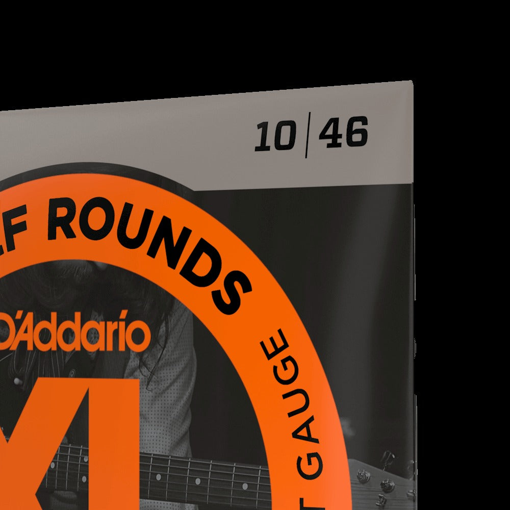 10-46 Regular Light, XL Half Rounds Electric Guitar Strings
