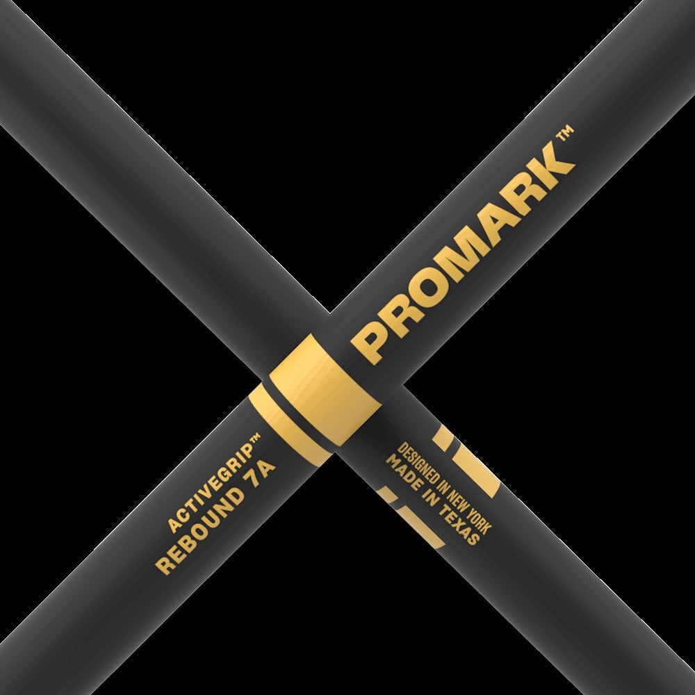 Rebound 7A ActiveGrip Hickory Drumstick, Acorn Wood Tip