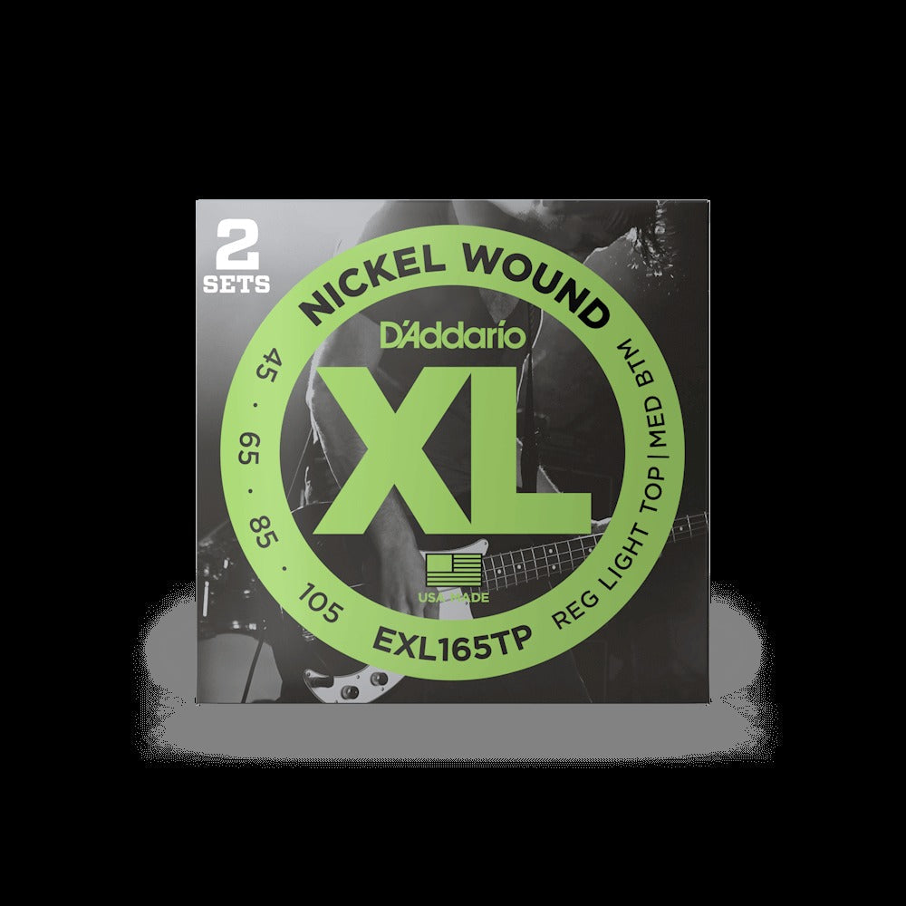 45-105 Regular Light Top/Medium Bottom, Long Scale, XL Nickel Bass Strings