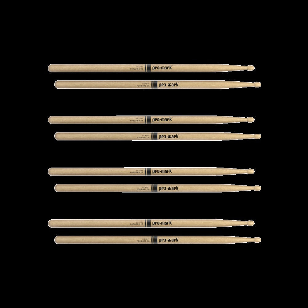 Classic Forward 2B Hickory Drumstick, Oval Wood Tip