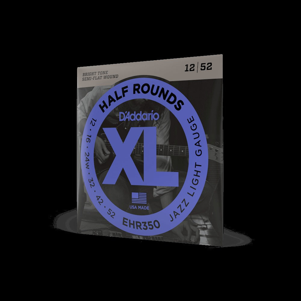 12-52 Jazz Light, XL Half Rounds Electric Guitar Strings