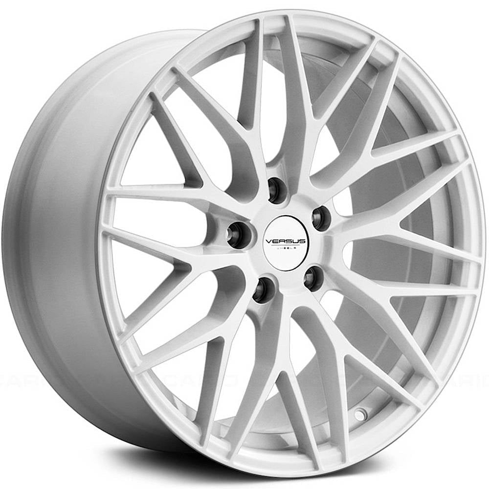 Versus Racing VS24 Gloss White 20x8.5 | 5x114.3 (VS2420855114+35WHITE)