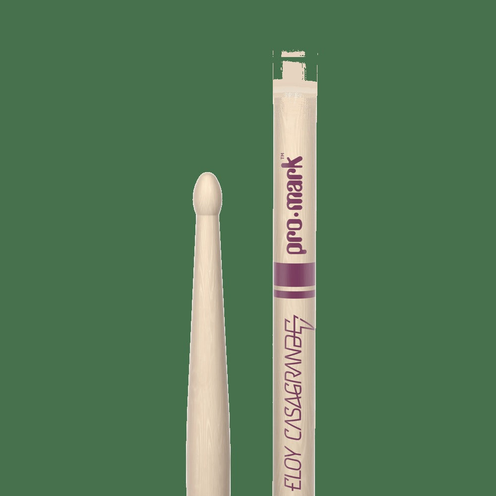 Eloy Casagrande Signature Raw Hickory Drumstick, Wood Tip