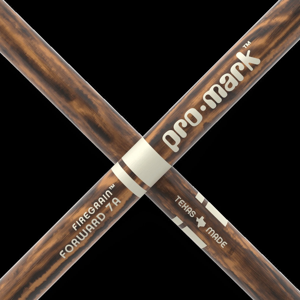 Classic Forward 7A FireGrain Hickory Drumstick, Oval Wood Tip