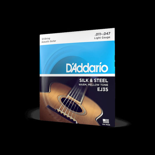 11-47 Light 12-String, Silk & Steel Acoustic Guitar Strings