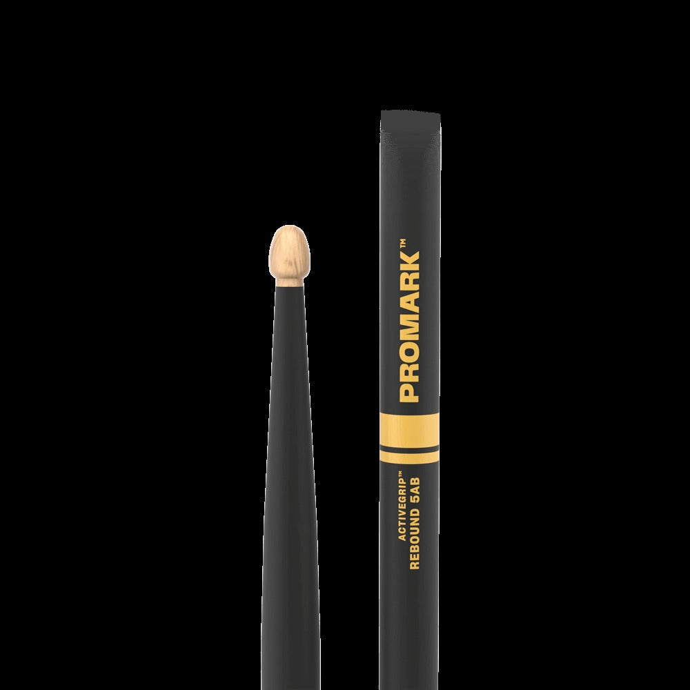 Rebound 5AB ActiveGrip Hickory Drumstick, Acorn Wood Tip