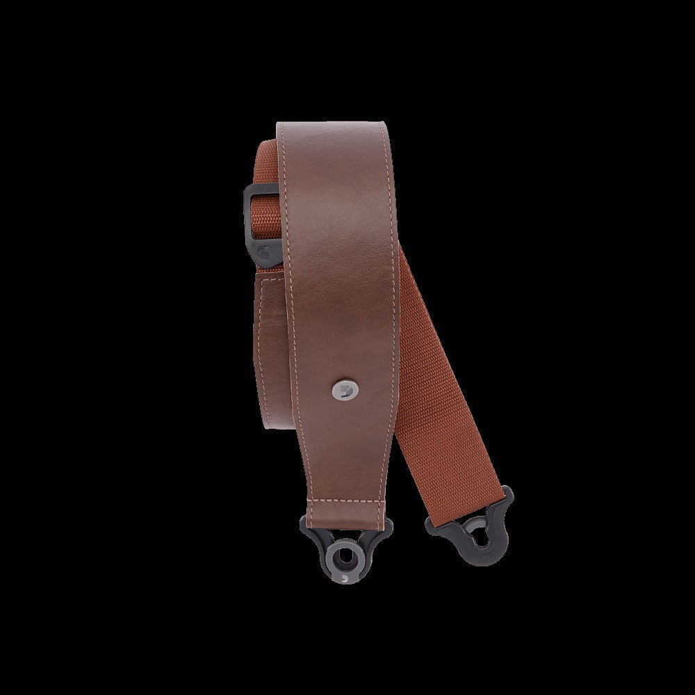 Comfort Leather Auto Lock Guitar Strap, 2.5"