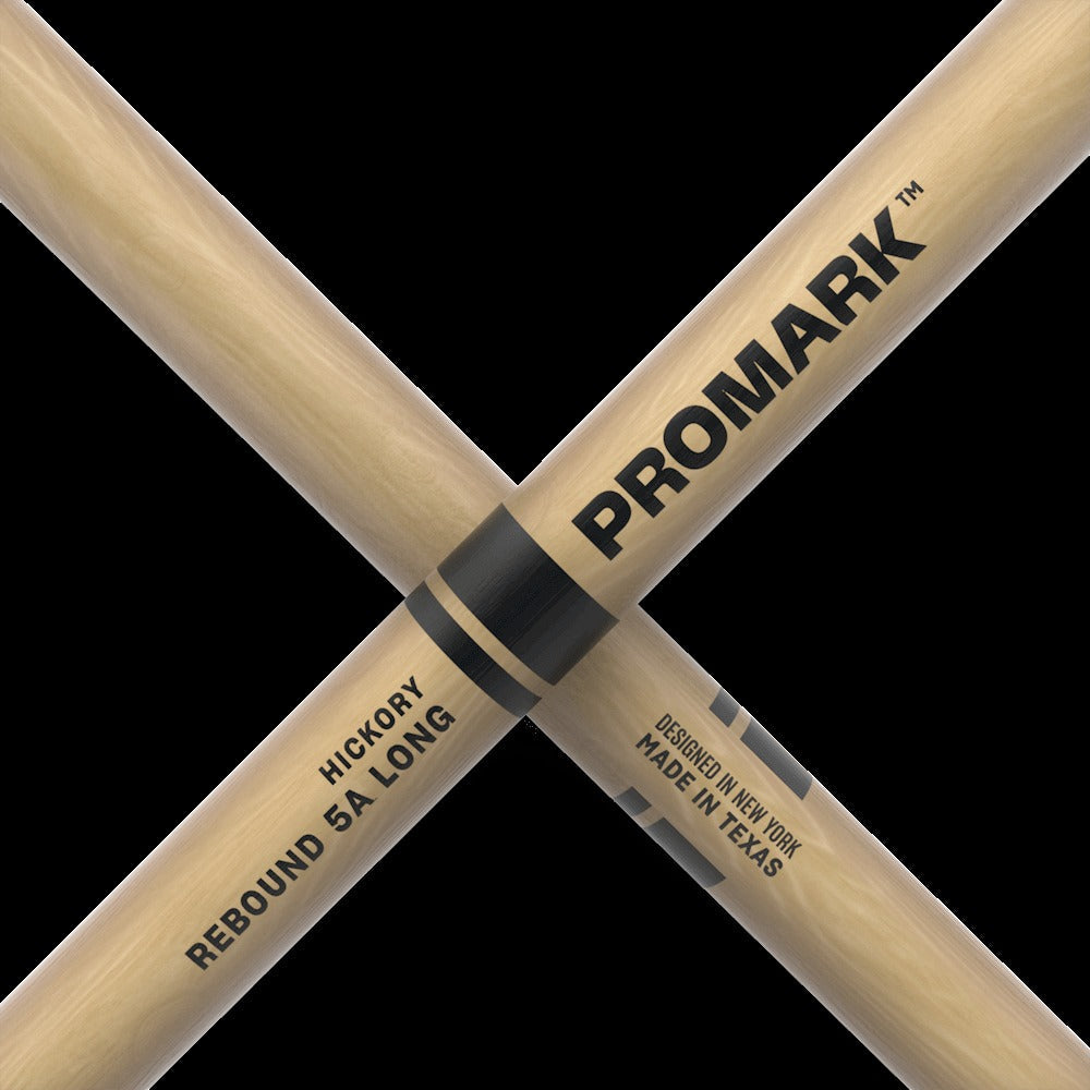 Rebound 5A Long Hickory Drumstick, Acorn Wood Tip
