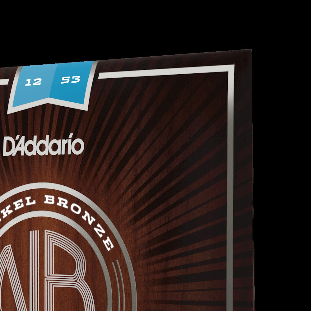 12-53 Light, Nickel Bronze Acoustic Guitar Strings