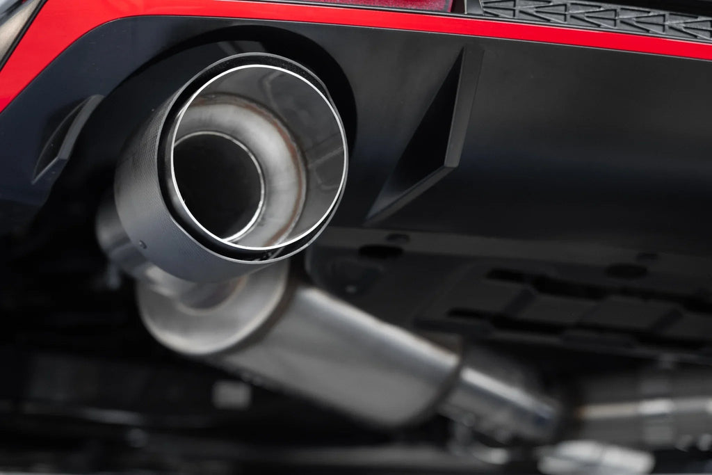 MBRP Dual Outlet 3in Cat Back Exhaust - CF Tips | 2022+ Hyundai Elantra N 2.0L Turbo (S47103CF)