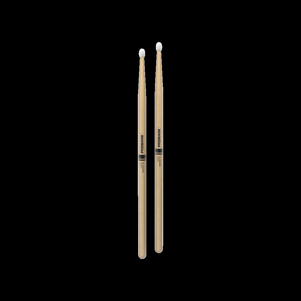 Rebound 2B Hickory Drumstick, Oval Nylon Tip