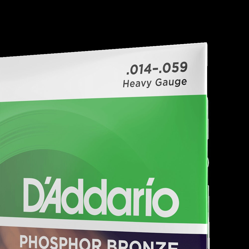 14-59 Heavy, Phosphor Bronze Acoustic Guitar Strings