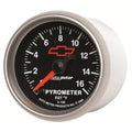 Autometer 2-1/16" 0-1600 °F Pyrometer EGT Gauge CHEVY Red BOWTIE | Universal (3644-00406)