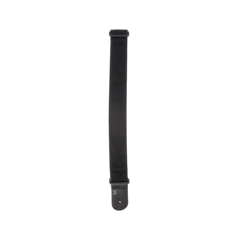 Woven Guitar Strap, Black Tube