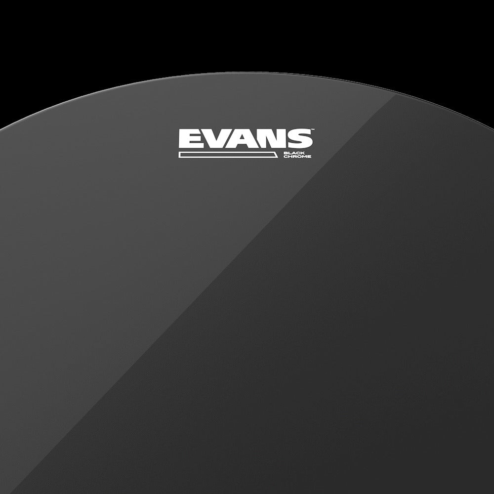 Black Chrome Tom Batter Drumhead