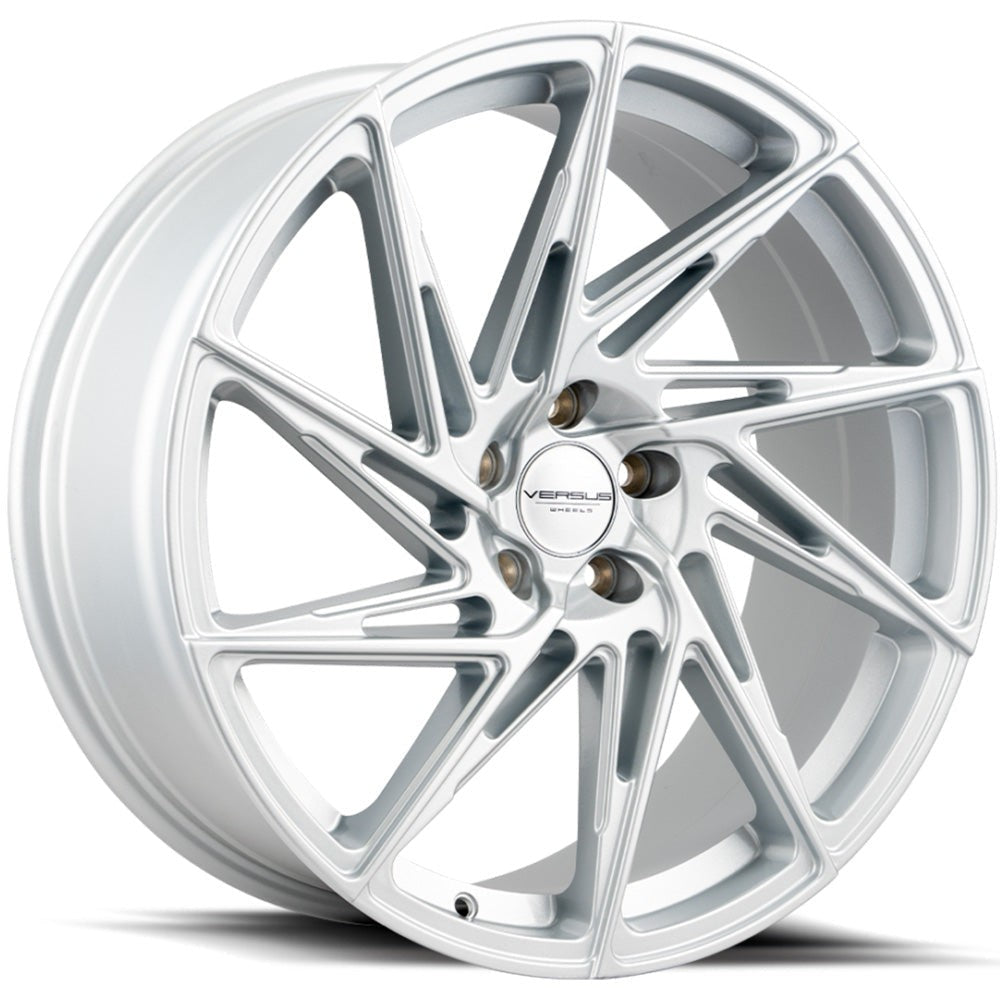 Versus Racing VS777 Silver w/Machined Face 20x8.5 | 5x112 (VS77720855112+35SILVER)