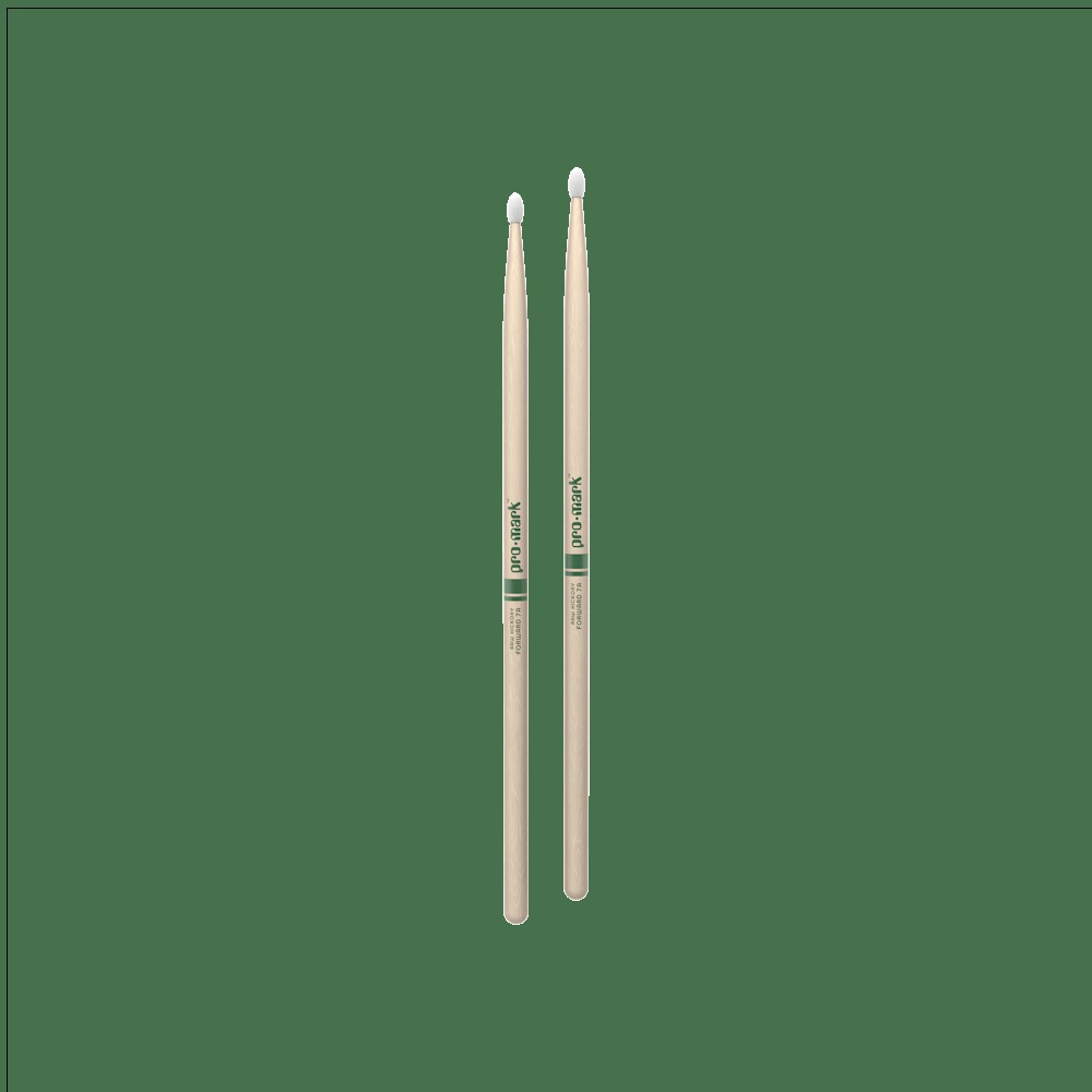 Classic Forward 7A Raw Hickory Drumstick, Oval Nylon Tip
