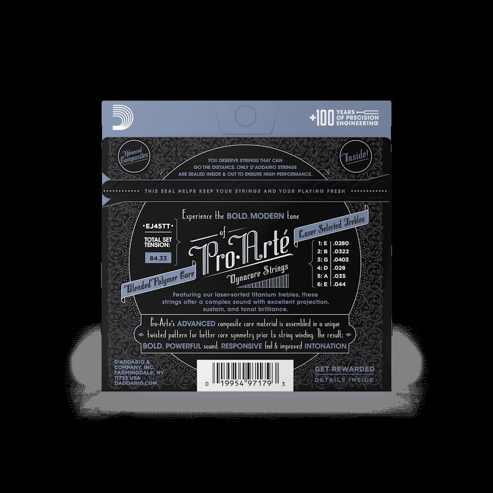 Normal Tension, Pro-Arté Dynacore Classical Guitar Strings