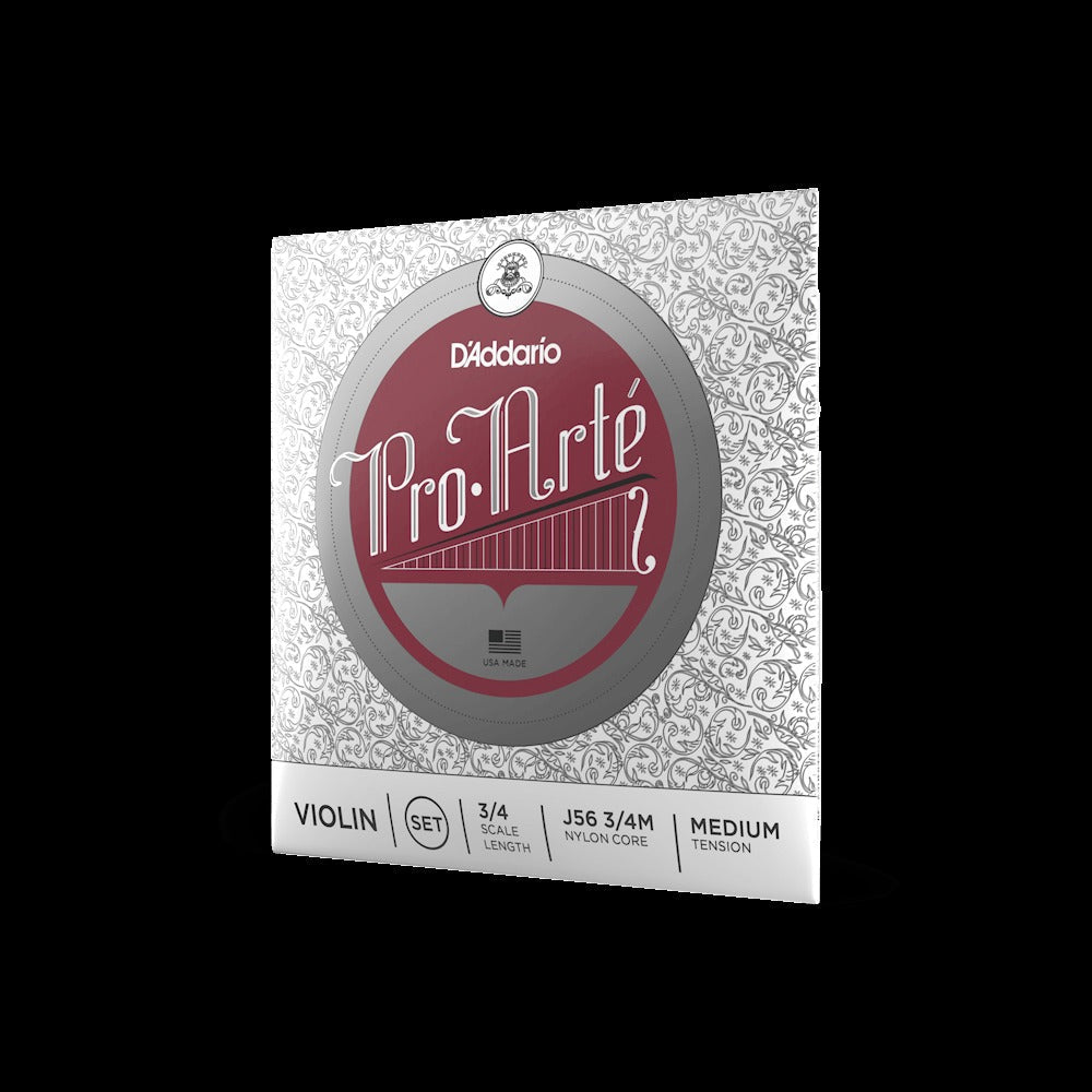 Pro-Arté Violin String Set, 3/4 Scale, Medium Tension