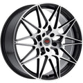 Revolution Racing RR11 Black w/ Machined Spoke Faces and Outer Lip 20x8 | 5x114.3 (RR11-20851143+40BM)