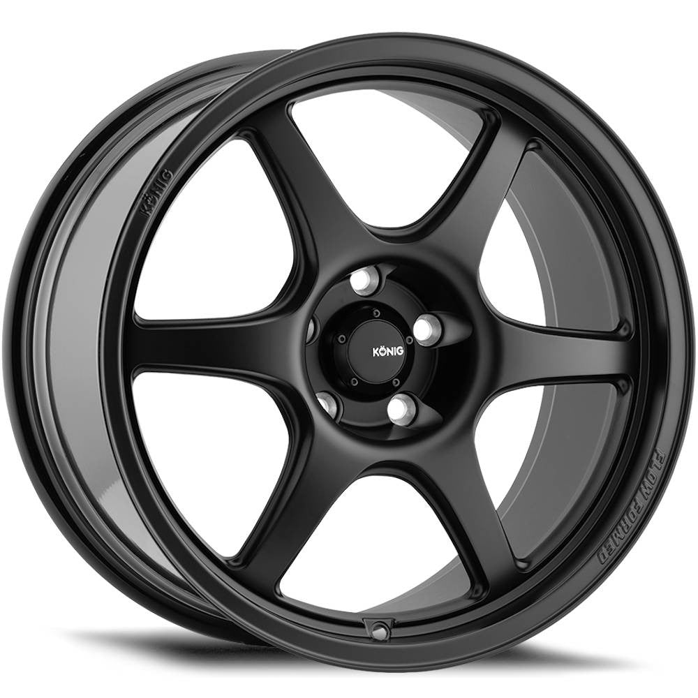 Konig Hexaform Matte Black 15x8 | 4x100 (HF85100255)