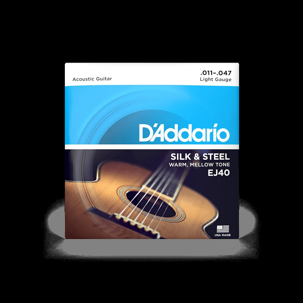 11-47 Light, Silk & Steel Acoustic Guitar Strings