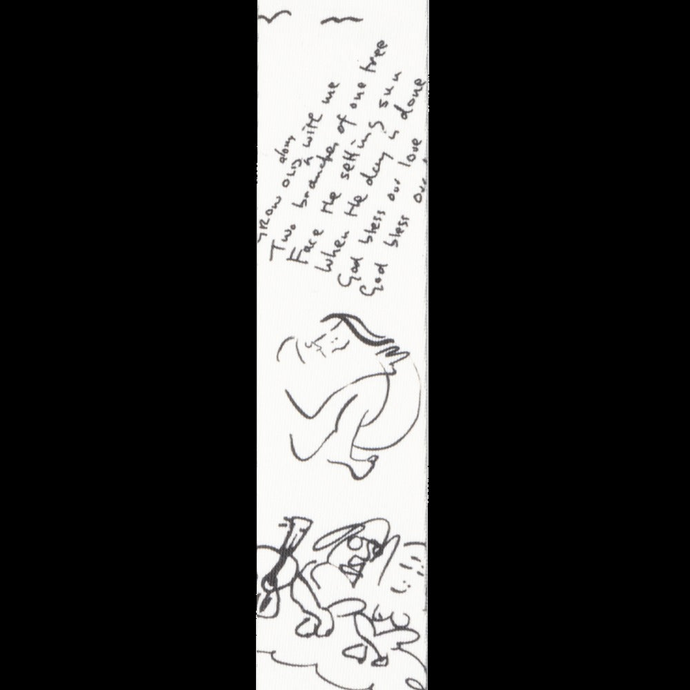 John Lennon John & Yoko Polyester Guitar Strap