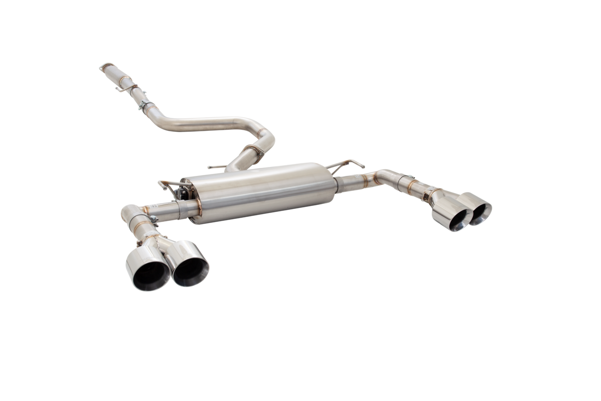 XForce 3" Stainless Steel Catback System w/ Varex | 2022+ Kia Forte GT Sedan & Hatch (ESKC22VKCS)