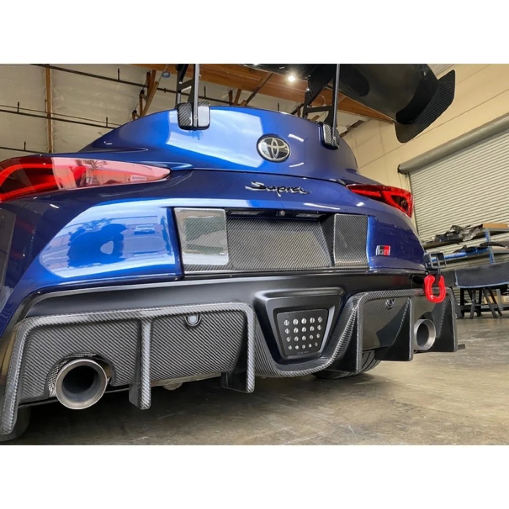 APR Performance Carbon Fiber License Plate Backing | 2020-2023 Toyota GR Supra (CBX-SUPRALIC)