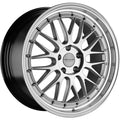 Versus Racing VS243 Silver w/Machined Lip 19x9.5 | 5x120 (VS24319955120+35SML)