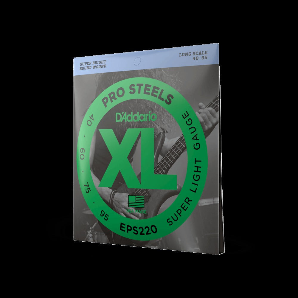 40-95 Super Light, Long Scale, XL ProSteels Bass Strings