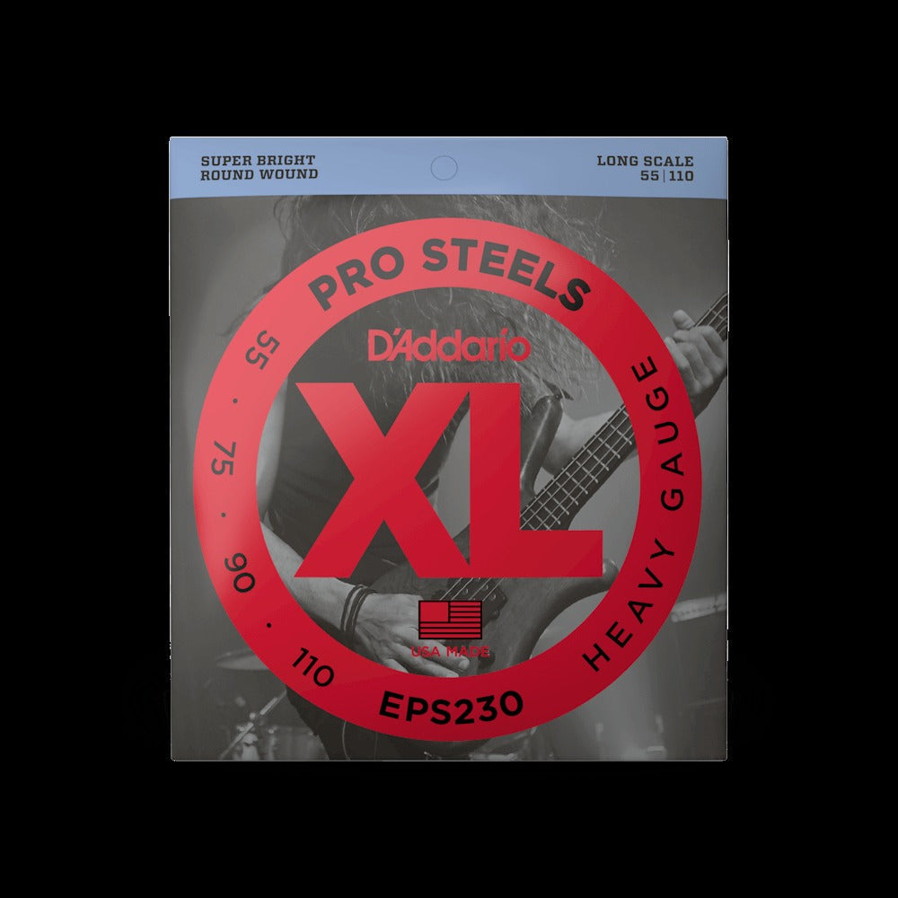 55-110 Heavy, Long Scale, XL ProSteels Bass Strings