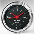 Autometer 2-1/16" 12-Hour Clock Gauge Traditional Chrome | Universal (2585)