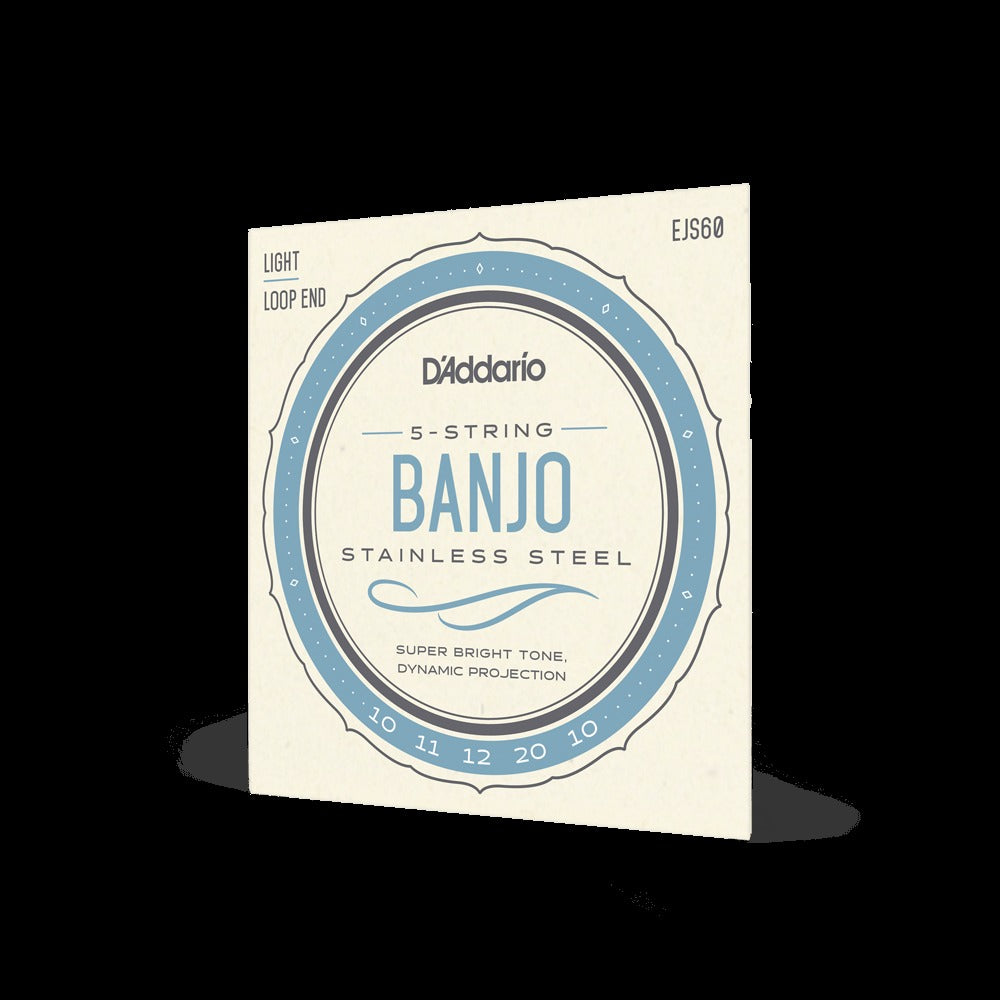 10-20 Light, 5-String, Stainless Steel