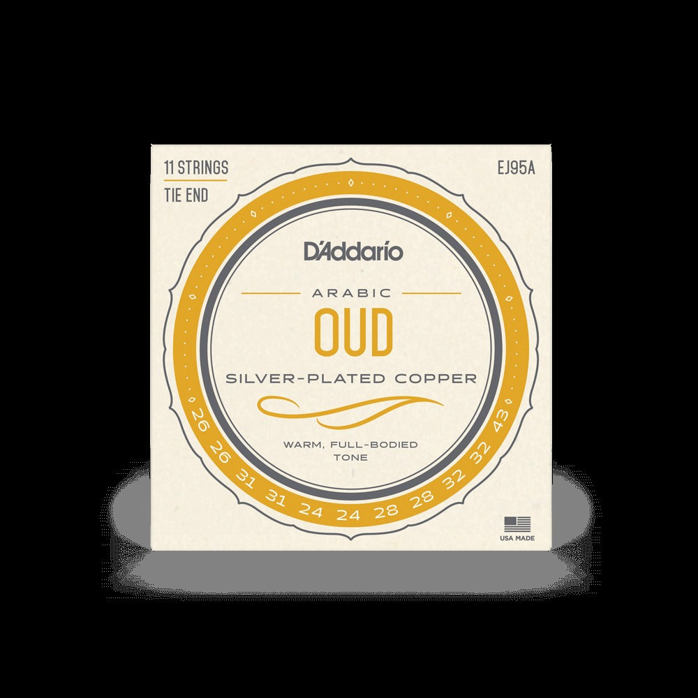 Oud, 11-String, Arabic, Silver-Plated Copper