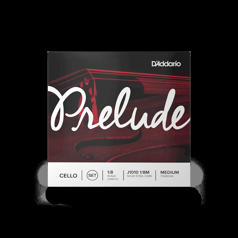 Prelude Cello String Set, 1/8 Scale, Medium Tension