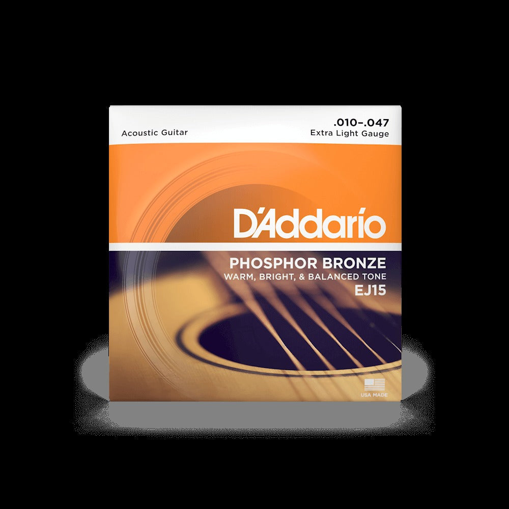 10-47 Extra Light, Phosphor Bronze Acoustic Guitar Strings