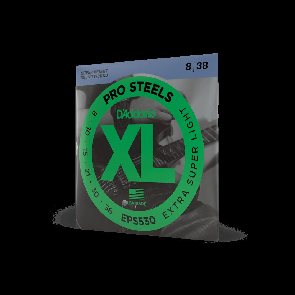 08-38 Extra Super Light, XL ProSteels Electric Guitar Strings