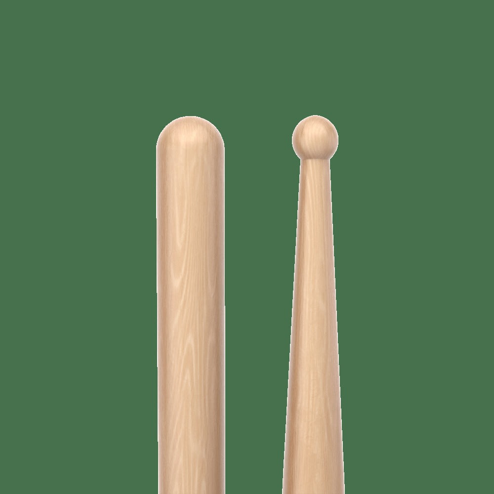 Finesse 7A Long Maple Drumstick, Small Round Wood Tip