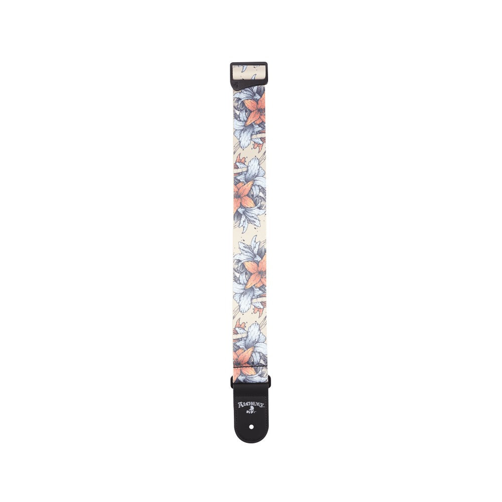 Alchemy Guitar Strap, Death in Bloom