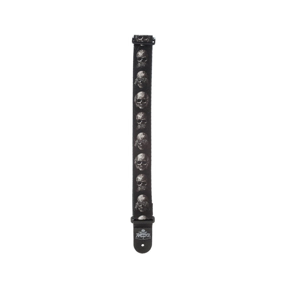 Alchemy Guitar Strap, Muted Skulls