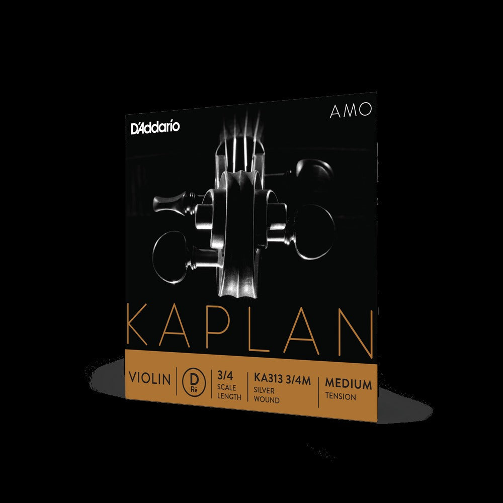 Kaplan Amo Violin String Set, 3/4 Scale, Medium Tension