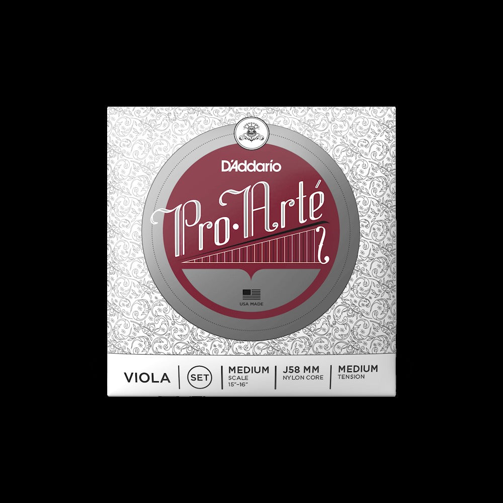 Pro-Arté Viola String Set, Medium Scale, Medium Tension